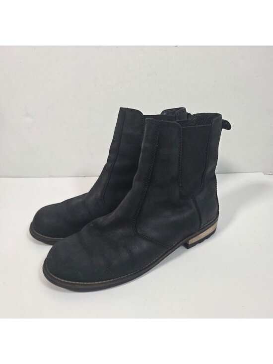 Kodiak Black Leather Chelsea Boots Men’s Pull-On Ankle Work Boots 10 main image 7